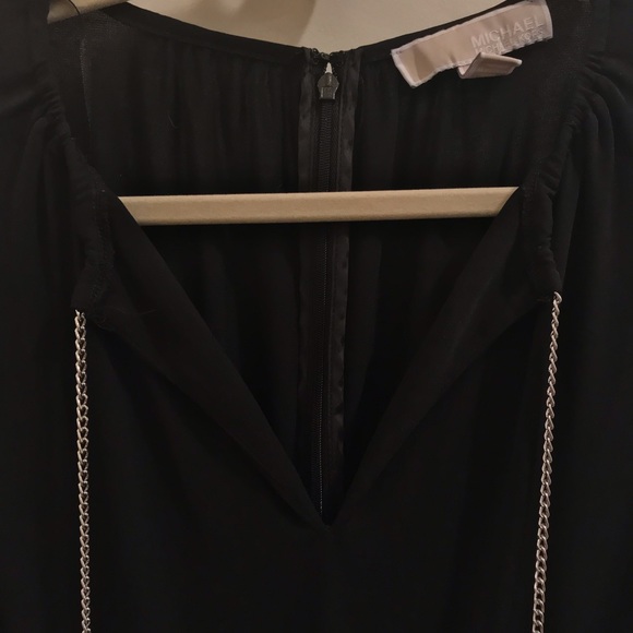 Michael Kors Palazzo Jumpsuit with Silver Hardware - Picture 6 of 6